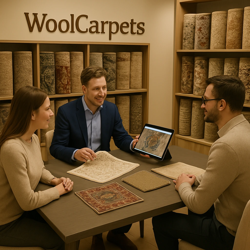 Consultation with woolcarpets for carpet enquiry